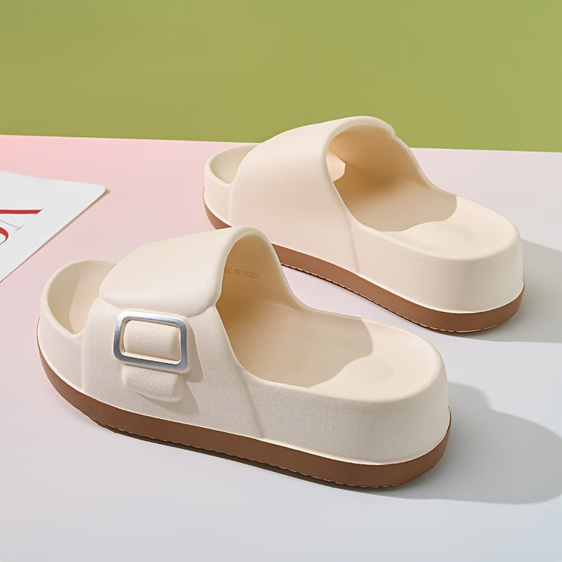 Women Cloud EVA Slippers Summer Casual Open-Toed Indoor Outdoor