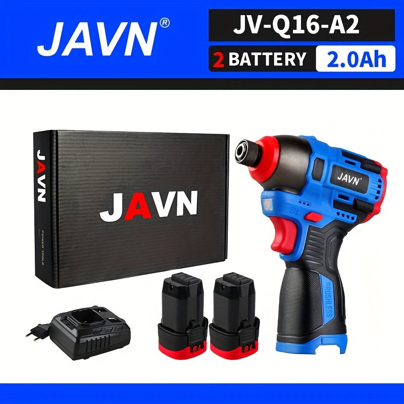 16V Cordless Mini Drill Screwdriver and Impact Driver Set with Lithium-ion Battery