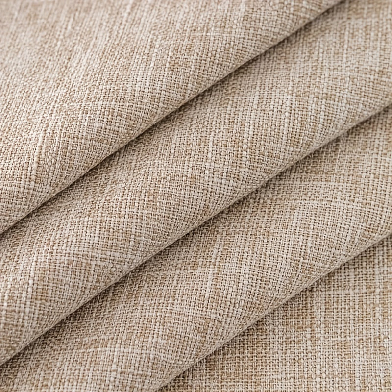 Beige Polyester Rectangular Tablecloth for Picnic and Holiday Gatherings