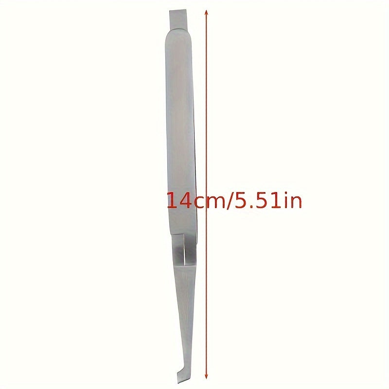 Stainless Steel Tweezers for Bonding Sawtooth Brackets