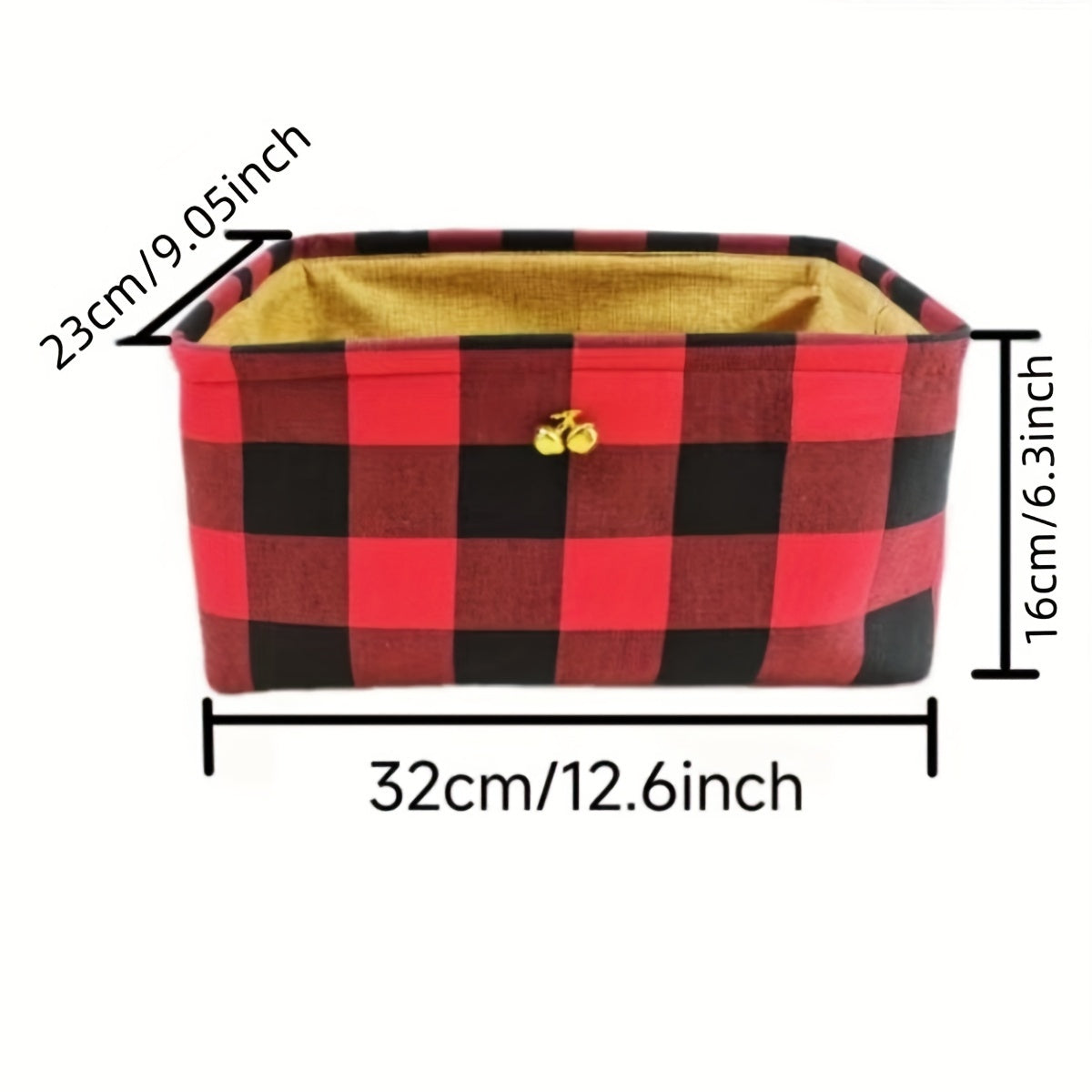 Rojdestvo kiyigi uchun oson yigʻiladigan, jingle kalitlari bilan taqdim etilgan qorqizlar saqlash savati, bayram sovgʻalari, o‘yinchoqlar