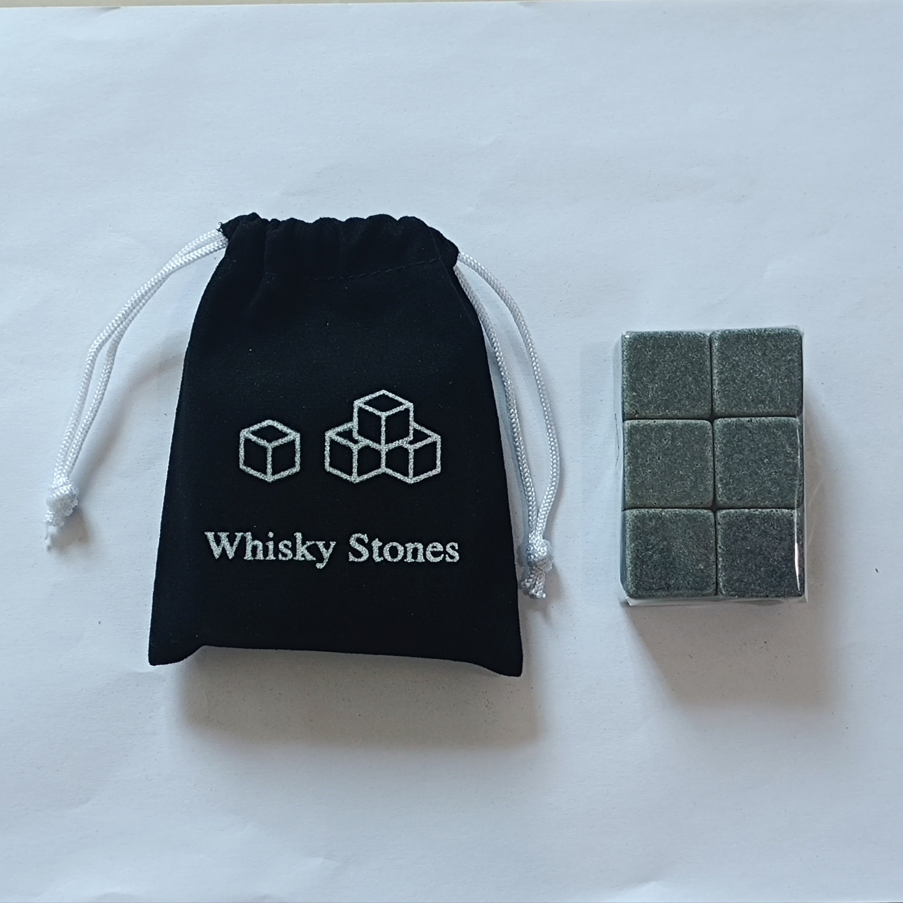 Whiskey Stones Gift Set with Reusable Ice Chillers for Men, 6-12pcs