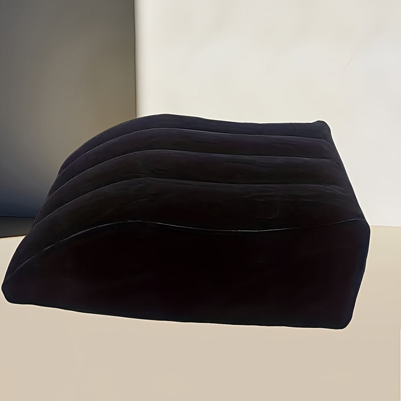 Inflatable Leg Pillow Polyester with Storage Nozzle for Comfort and Recovery