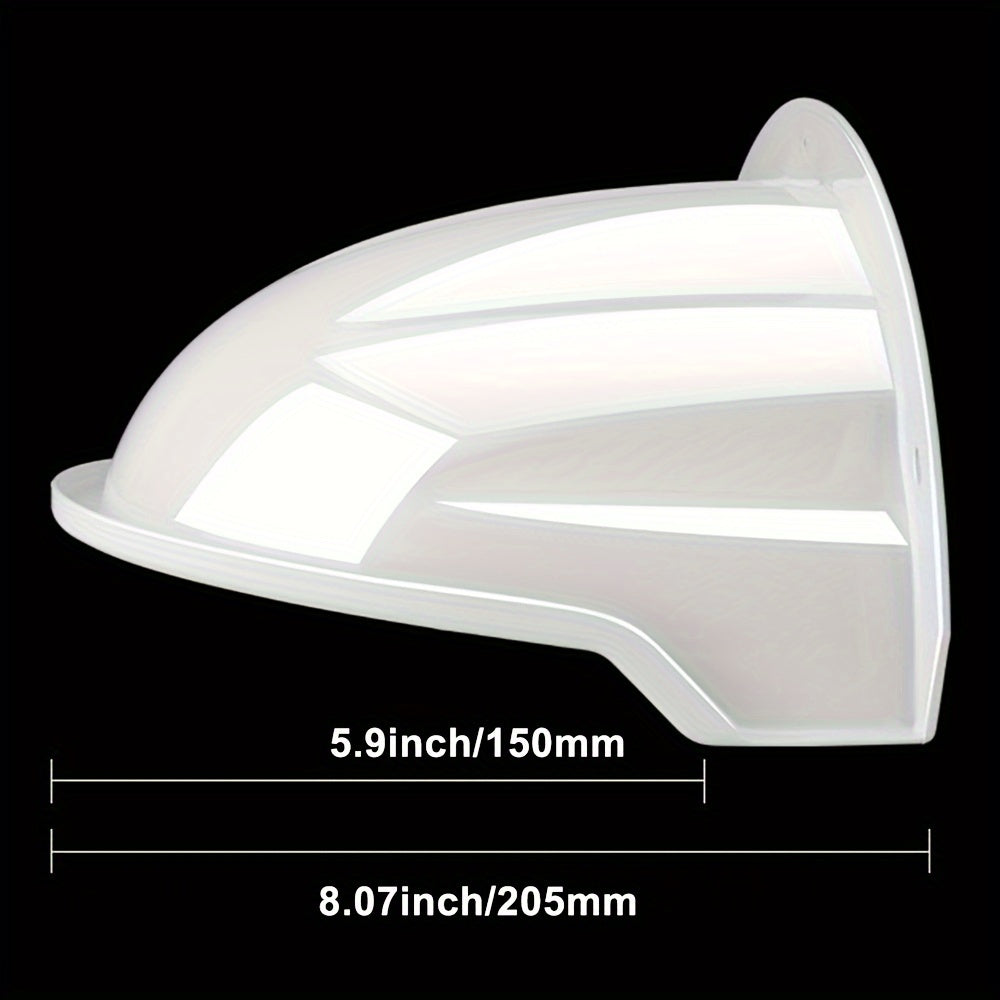 Waterproof Outdoor Security Camera Cover White Universal Sun Rain Shield