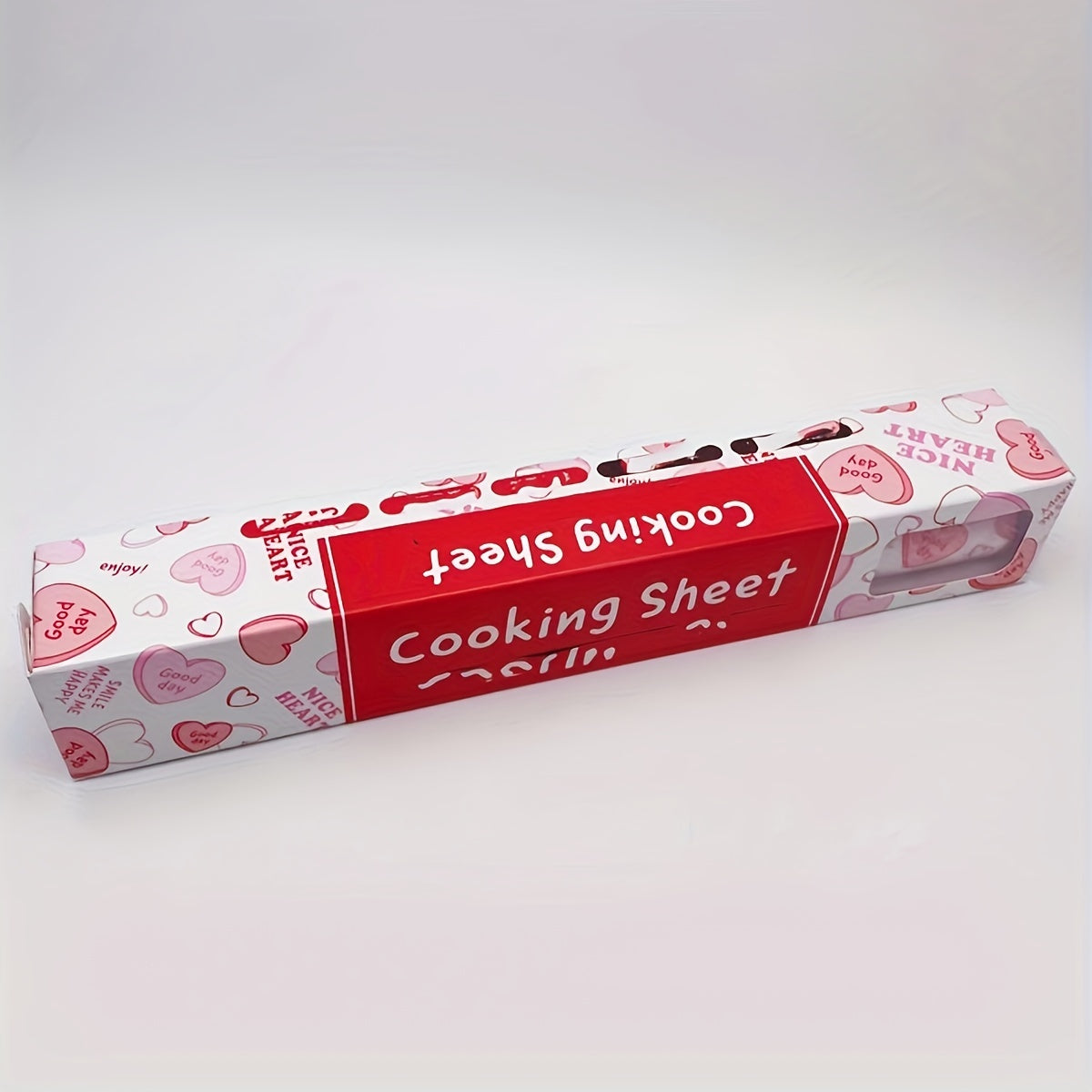 Patterned Wax Paper Sheets for Baking and Food Wrapping, Grease-Resistant, 1 Roll