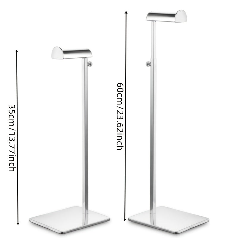 Adjustable Stainless Steel Hanging Display Rack for Clothing and Wallets