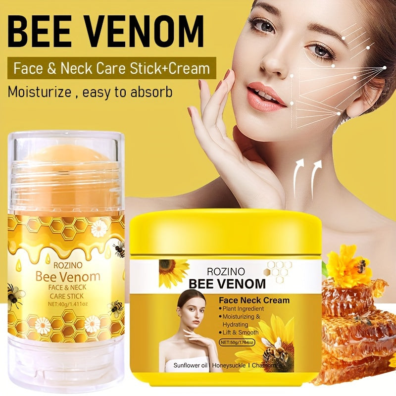 Yuz, bo'yin va ko'krak uchun All Skin All-in-One Qattiqlashtiruvchi Parvarish to'plami, Yorqin Bej