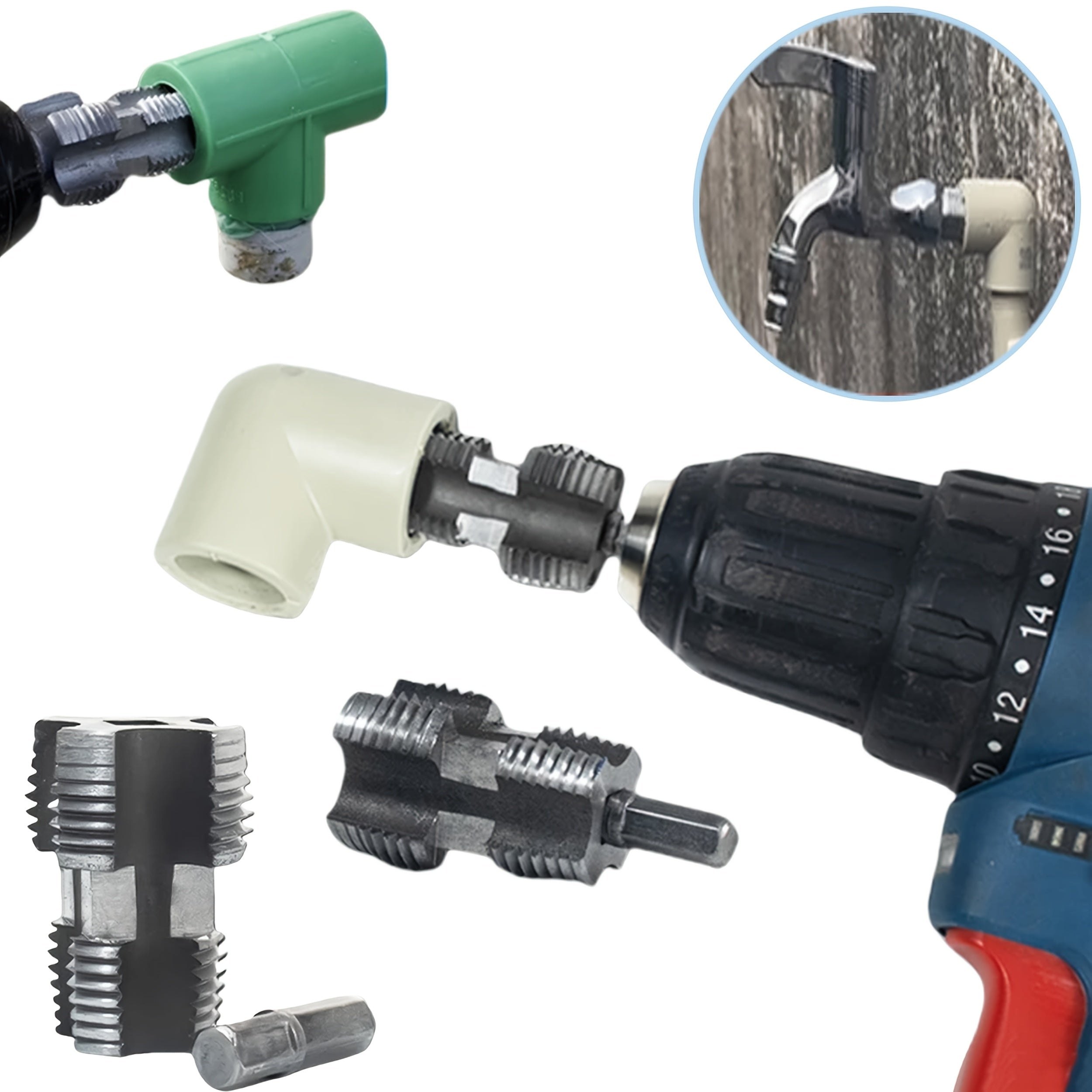 Water Pipe Inner Opening Screwdriver for 1/2 Inch and 3/4 Inch PPR PPE Pipes