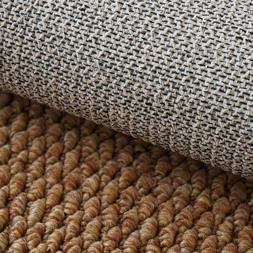 Коричневый коврик для входной двери — устойчивый к пятнам, легко чистящийся, моющийся и нескользящий коврик для домашнего декора — идеально подходит для прихожей, балкона или фойе