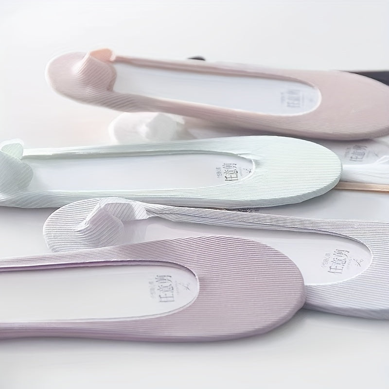 Ayollar uchun ko‘rinmas, sirpanmaydigan tizzaga qadar bo‘lgan paypoq, 5 ta, yengil, nafas oladigan