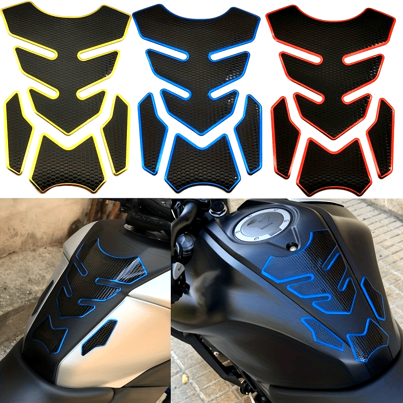 Reflective 3D Motorcycle Sticker Decal Rubber Waterproof Easy Apply Off-Road Bikes