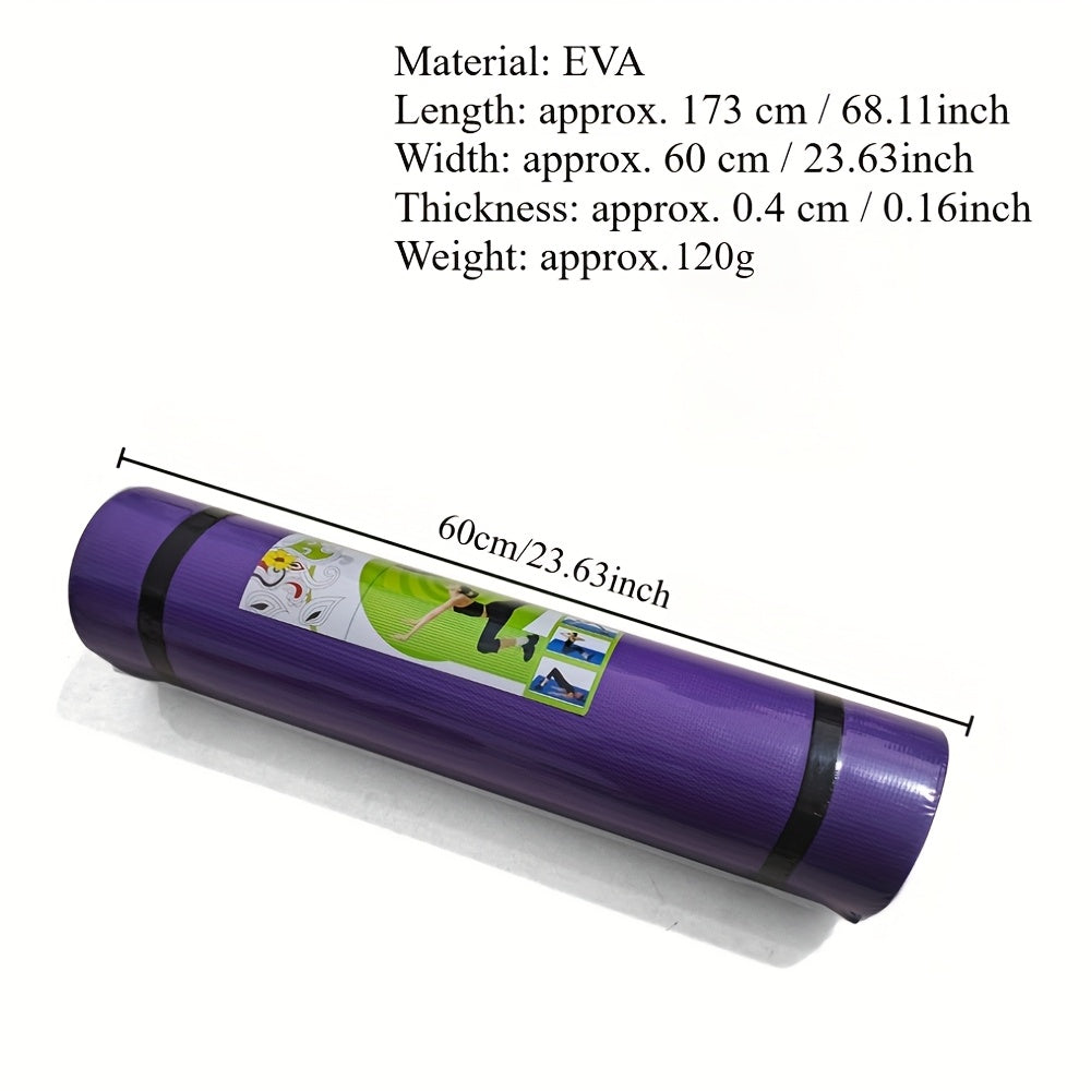 EVA Yoga Mat 4mm Non-Slip Moisture-Proof Lightweight for Home Gym and Yoga