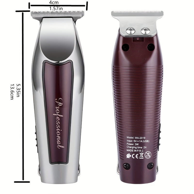 Kit de cortapelos profesionales con recargable USB, cortapelos con 3 peines guía, diseño inalámbrico