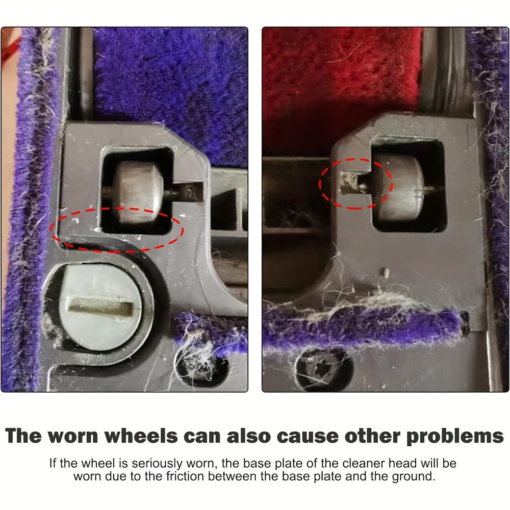 Long-Lasting Wheel Soleplate for V6-V11 Soft Roller Cleaner Head Floor Protector