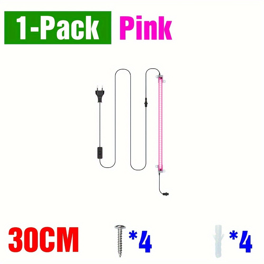 220V Full Spectrum LED Grow Light with 12 Heads 50cm for Indoor Plants Hydroponics Greenhouse