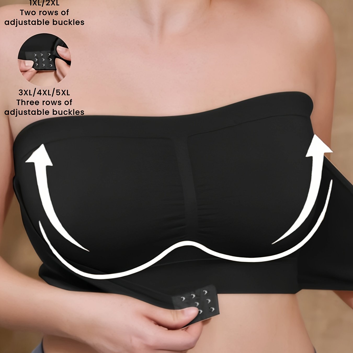 Women’s Breathable One-Shoulder Sports Bra with Adjustable Front Buckle