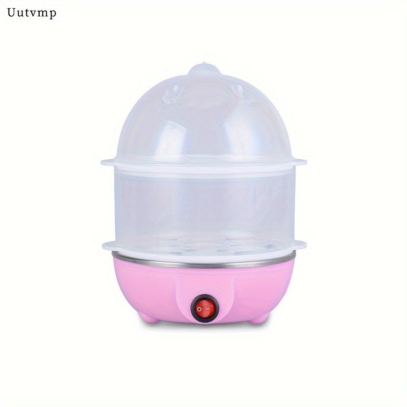 2-in-1 Egg Boiler and Steamer with Auto Power Off