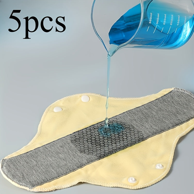 Adult Washable Sanitary Napkins 1/3/5pcs Leak-Proof Urine and Graphene Pads for Elderly