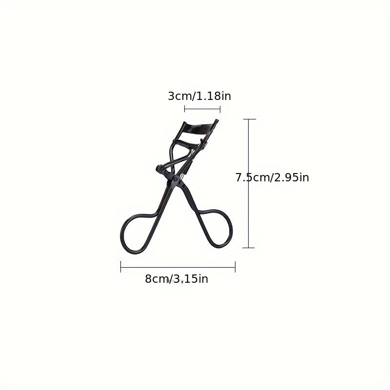 Women Stainless Steel Eyelash Curler Long-Lasting Lift Makeup Tool