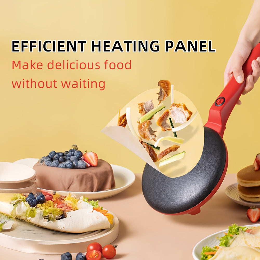 Yevropa rozetkali kichik elektr taxta, non-stick alyuminiy materialdan tayyorlangan. Uy sharoitida foydalanish uchun ideal.