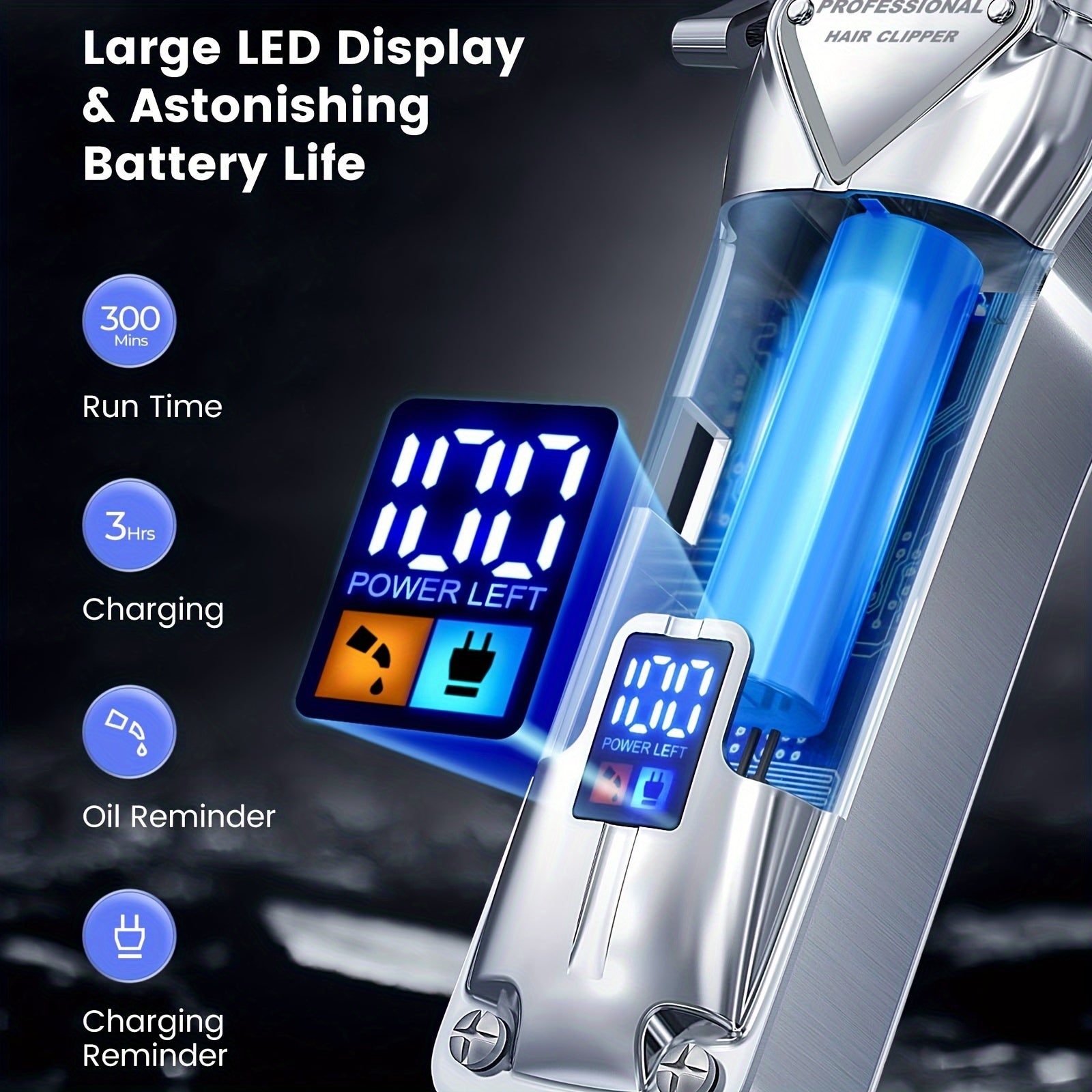 Unisex Men's Hair Shears Combo Silver