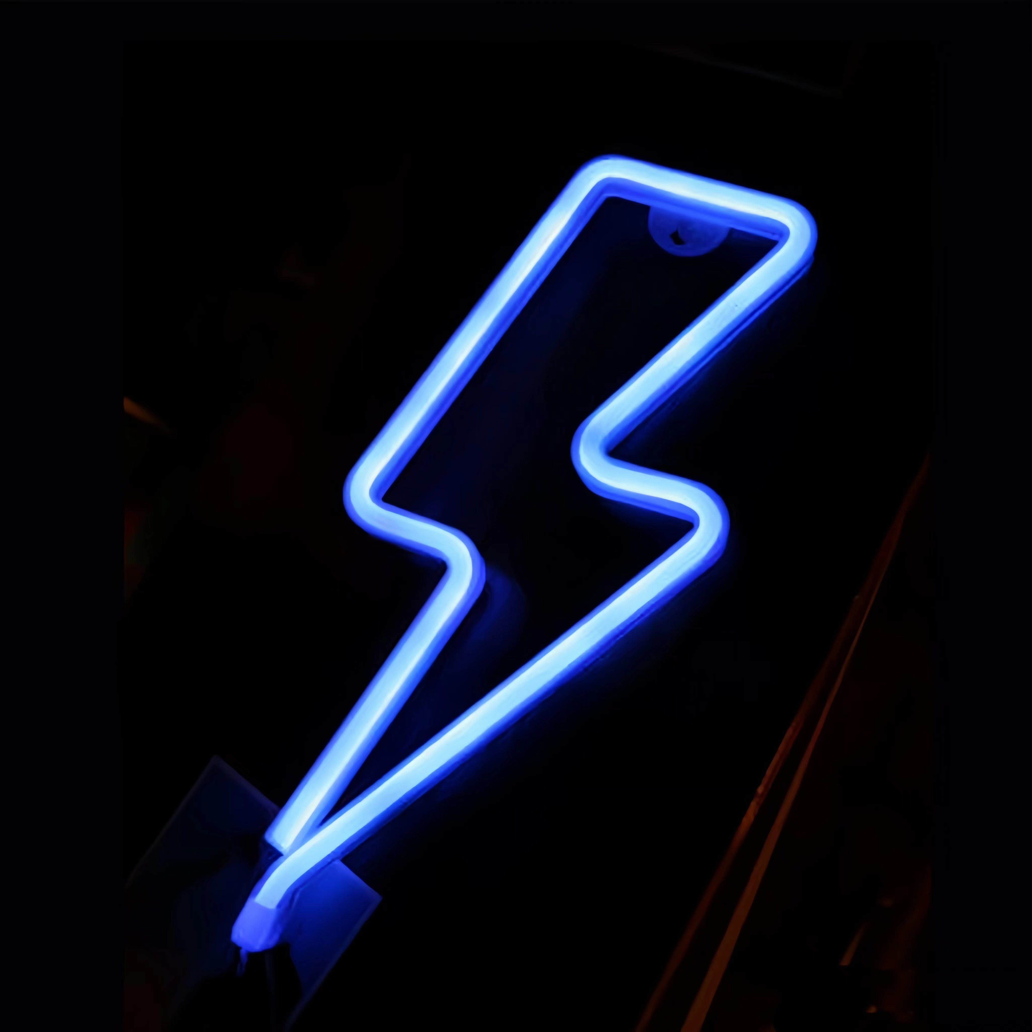 Blue Neon Sign USB Battery Powered Wall Decor for Bars Parties Bedrooms Gaming Rooms