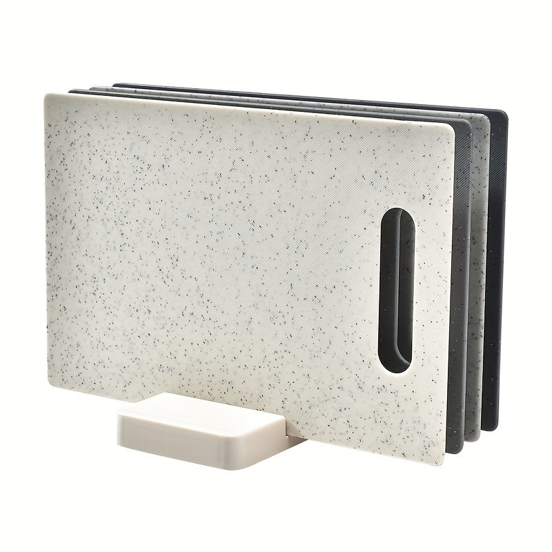 4-Piece Color-Coded Cutting Board Set with Holder BPA-Free Dishwasher Safe