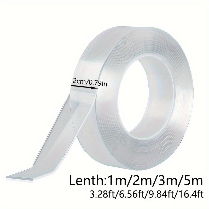 Heavy Duty Double-Sided Tape Removable Reusable Adhesive Home Office Car