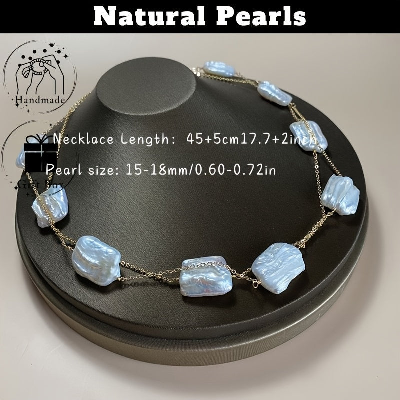 Zarif Uzoq Barokko Marvarid Bilaguzuk - Har qanday tadbir uchun zamonaviy va ko'p qirrali aksessuar, partiyalar va ta'tillar uchun ideal