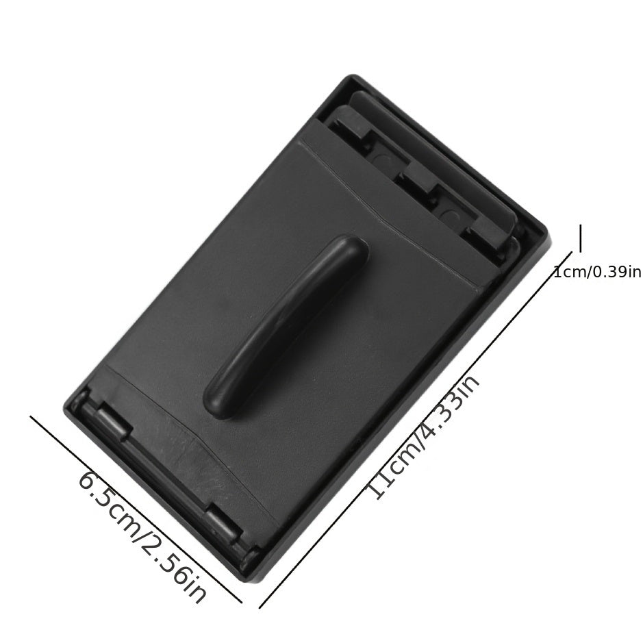 Guitar and Bass String Cleaning Tool Fingerboard Brush Anti-Rust Maintenance Accessory Black Plastic