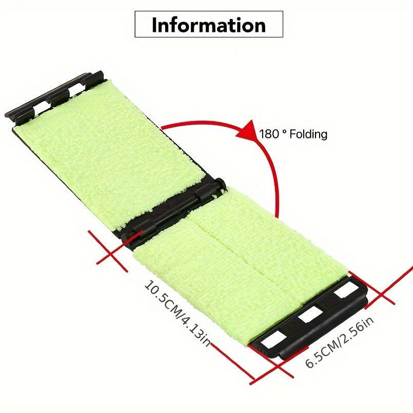 Guitar and Bass String Cleaning Tool Fingerboard Brush Anti-Rust Maintenance Accessory Black Plastic