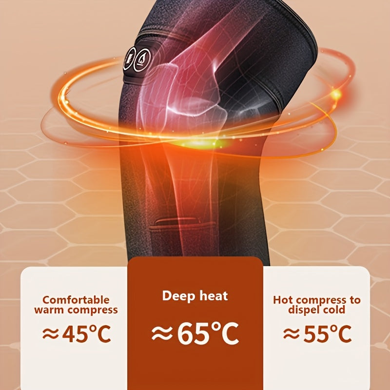 USB Heated Knee Massager with Hot Compress for Joint Warmth