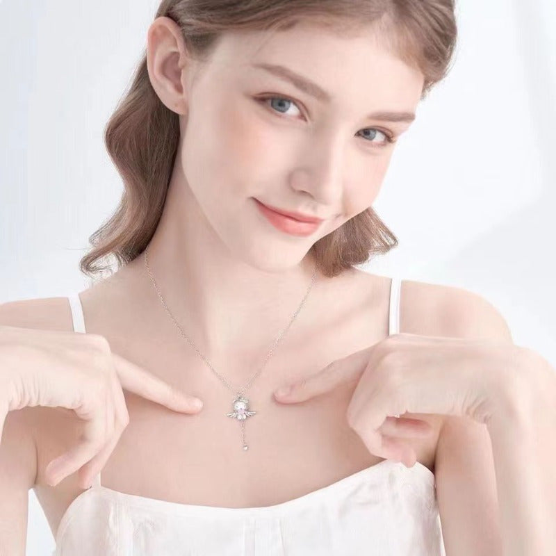 Ayollar va qizlar uchun mis qanotli taqinchoq taqinchoq, chiroyli, oddiy zargarlik sovgʻasi