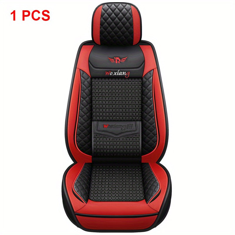 BMW, Audi, Golf, Hyundai va Peugeot modellari uchun universal soxta avtomobil o'rindiq qoplamasi.