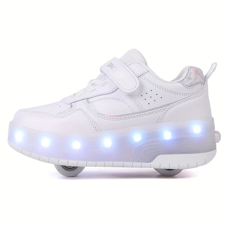Kids LED Light-Up Shoes for Boys and Girls Breathable Durable All-Season Casual Running Shoes