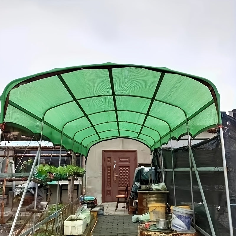 Large Green Outdoor Sunshade Net for Pool Garden Balcony Water-Resistant Fabric