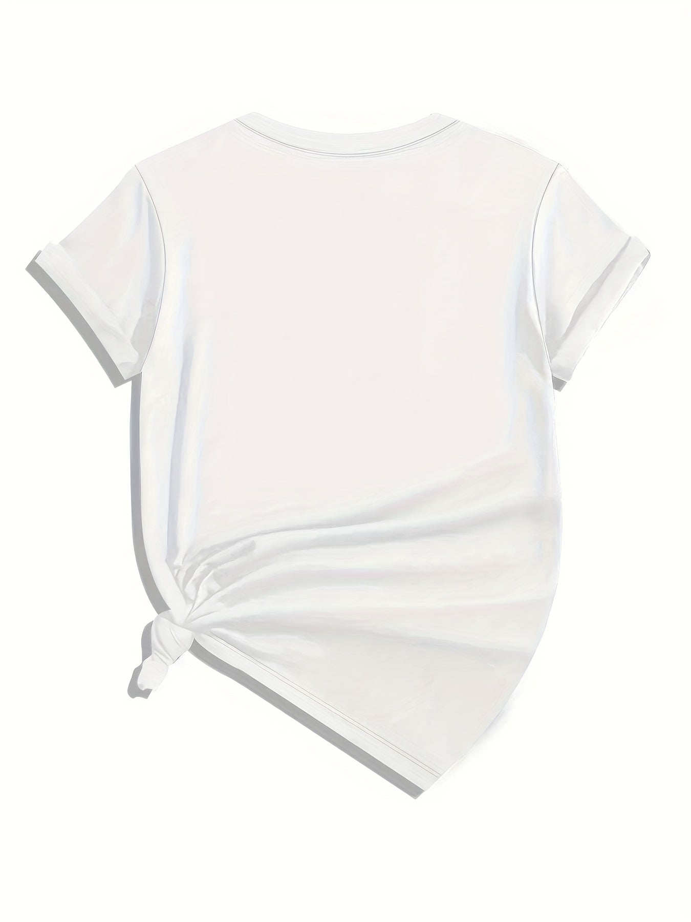 Ayollar uchun katta o'lchamdagi oq grafik futbolka, pushti lenta bilan, qulay va kundalik ko'ylak