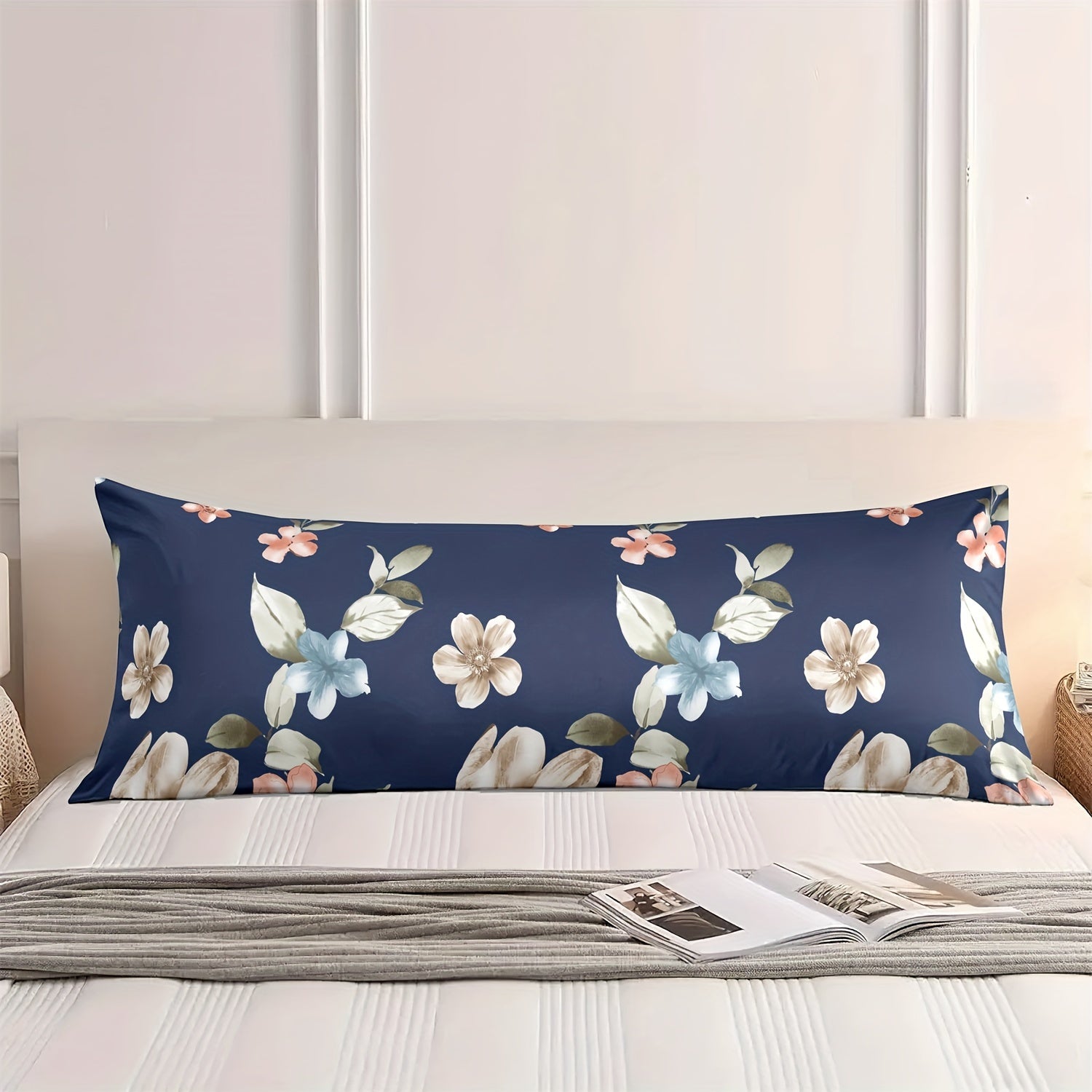 Polyester Geometric Pattern Pillowcase for Body Pillow Soft and Washable