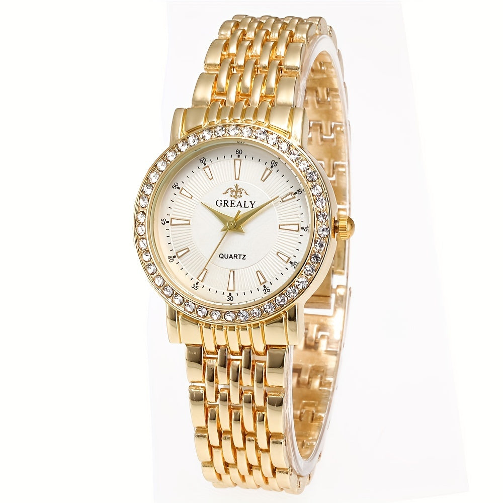 Reloj casual para mujer con correa de cuero y esfera analógica