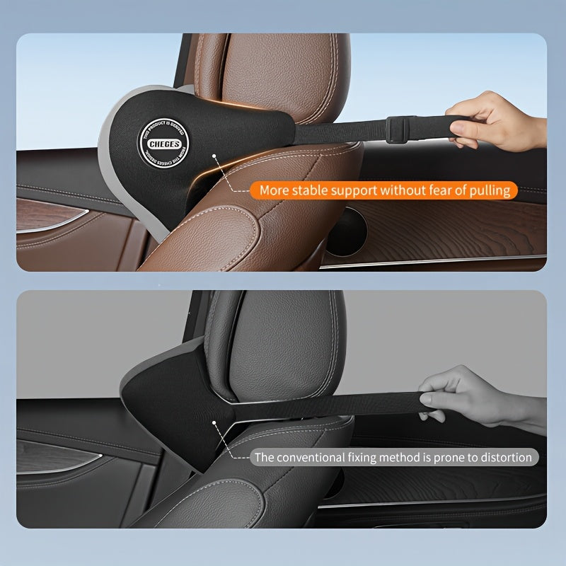 Unisex Memory Foam Car Headrest Neck Pillow for Sedans and Vehicles