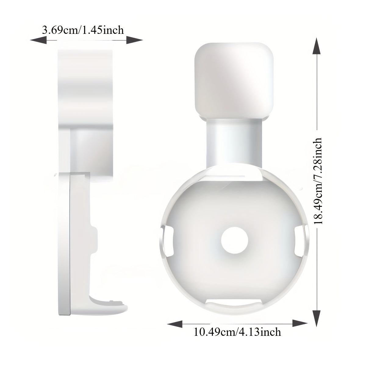 Wall-Mounted Holder for Echo Dot 3 Smart Speaker Fabric Top Easy Installation Modern Design