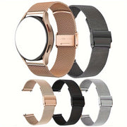 Correa de reloj de malla de acero inoxidable de 22mm para Amazfit GTR 4 3 Pro Bip 5 Modelos