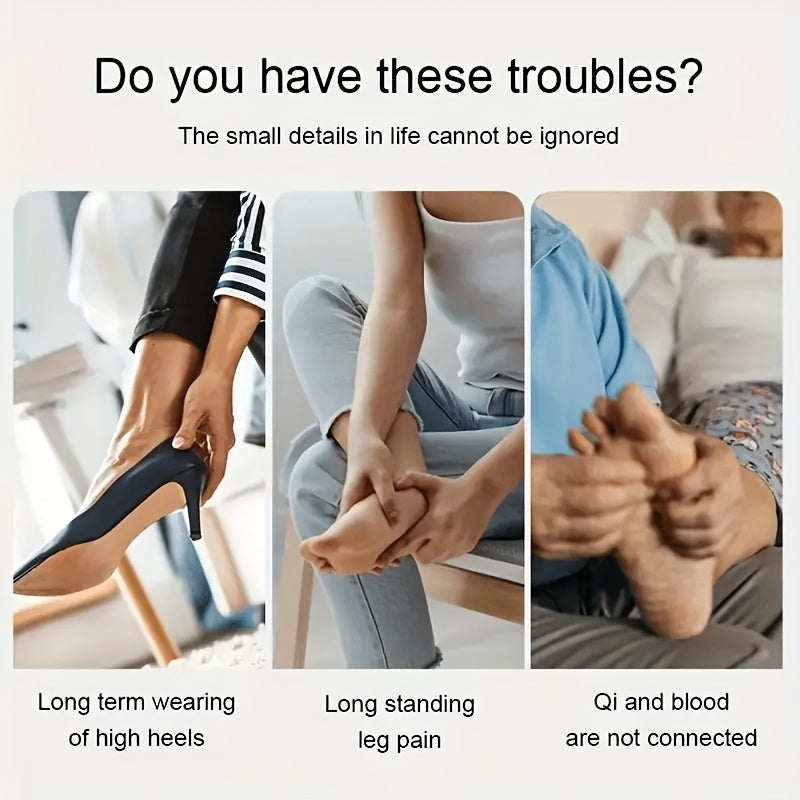 Round TPE Foot Massage Mat for Deep Tissue Pressure Relief and Blood Circulation