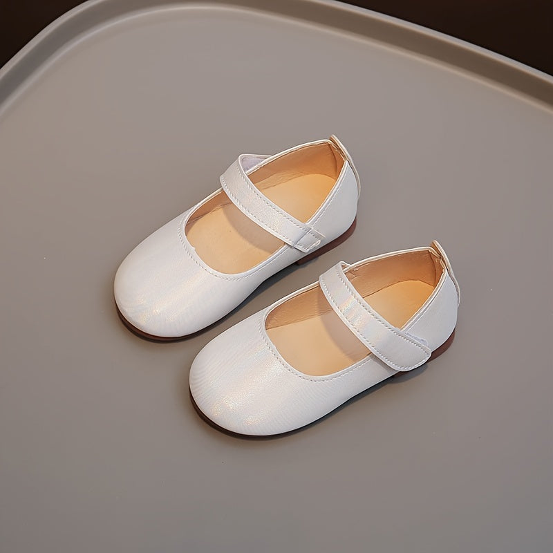 Girls Mary Jane Flats Breathable PU Low Top Casual All-Season
