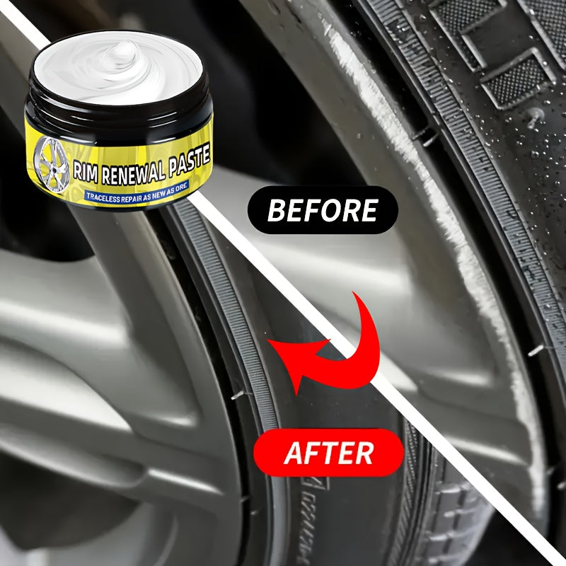 Universal Alloy Wheel Hub Repair Kit Scratch Remover Polish Cream