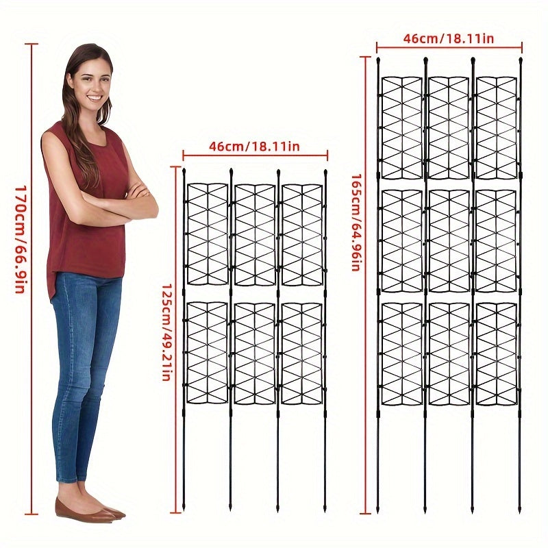 Европейский стиль железной проволочной решетки для цветов для вьющихся растений, роз и лотосов, для использования внутри и снаружи, садовая опора