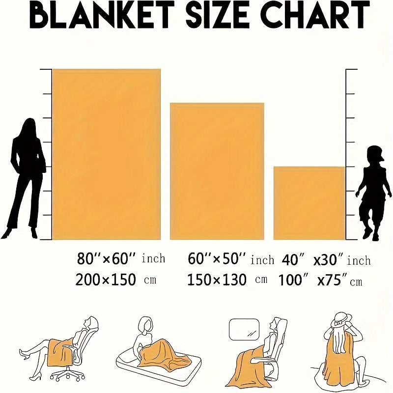 Linen Blanket for Kids with Capybara Design 127x152 cm Cozy Throw for Couch Bed Camping