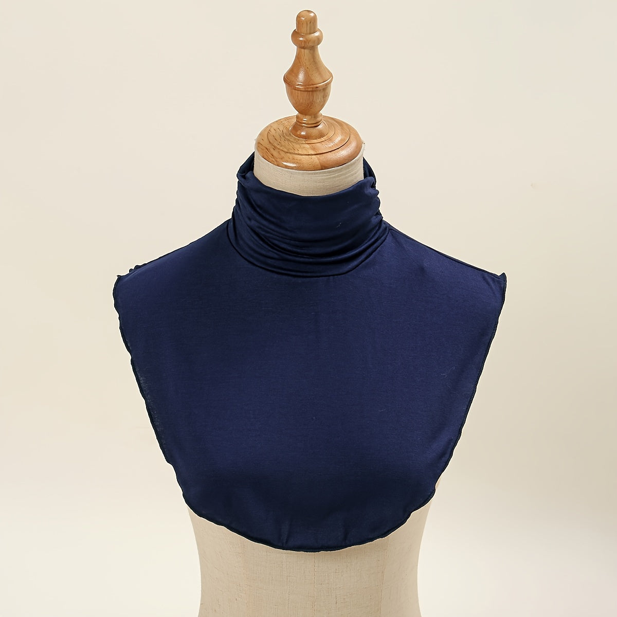 Women's Turtleneck Dickie Faux Collar Layered Warm Thin Cozy Modal