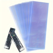 20-Pack Transparent PVC Heat Shrink Remote Control Covers for Air Conditioner and TV Remotes