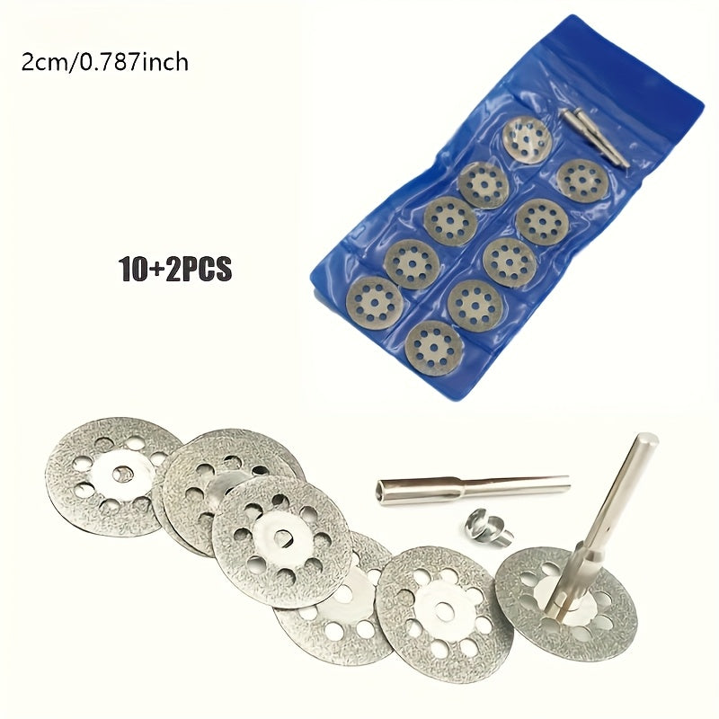Diamond Cutting Wheels for Metal and Stone 2 Pack Precision Cutter Ceramic Glass